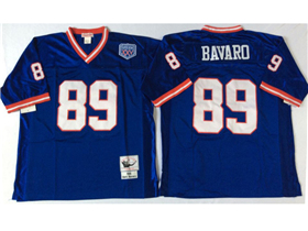 New York Giants #89 Mark Bavaro 1990 Throwback Blue Jersey