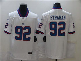 New York Giants #92 Michael Strahan White Color Rush Limited Jersey