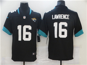 Jacksonville Jaguars #16 Trevor Lawrence Youth Black Vapor Limited Jersey