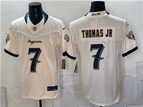 Jacksonville Jaguars #7 Brian Thomas Jr. 2026 Cream Vapor F.U.S.E. Limited Jersey
