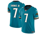 Jacksonville Jaguars #7 Brian Thomas Jr. Teal Prowler Throwback Vapor F.U.S.E. Limited Jersey