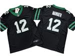 New York Jets #12 Joe Namath Legacy Black Vapor F.U.S.E. Limited Jersey