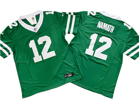 New York Jets #12 Joe Namath Legacy Green Vapor F.U.S.E. Limited Jersey