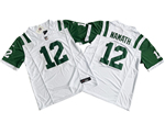 New York Jets #12 Joe Namath White Classic Vapor F.U.S.E. Limited Jersey