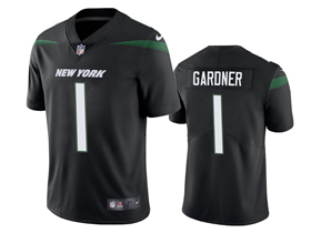 New York Jets #1 Sauce Gardner Black Vapor Limited Jersey