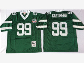 New York Jets #99 Mark Gastineau 1984 Throwback Green Jersey