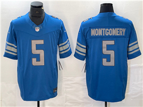 Detroit Lions #5 David Montgomery Blue Vapor F.U.S.E. Limited Jersey
