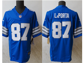 Detroit Lions #87 Sam LaPorta Blue Vapor F.U.S.E. Limited Jersey