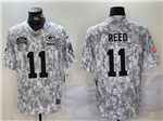 Green Bay Packers #11 Jayden Reed Arctic Camo 2024 Salute To Service Limited Jersey