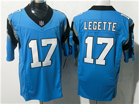 Carolina Panthers #17 Xavier Legette Blue Vapor F.U.S.E. Limited Jersey