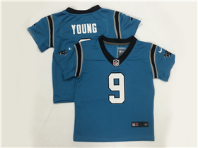 Carolina Panthers #9 Bryce Young Toddler Blue Vapor Limited Jersey