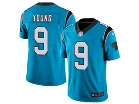 Carolina Panthers #9 Bryce Young Blue Vapor Limited Jersey