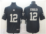 Las Vegas Raiders #12 Ken Stabler Black Vapor Limited Jersey