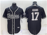 Las Vegas Raiders #17 Davante Adams Black Baseball Cool Base Jersey