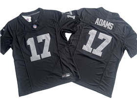 Las Vegas Raiders #17 Davante Adams Black Vapor F.U.S.E. Limited Jersey