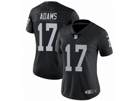 Las Vegas Raiders #17 Davante Adams Women's Black Vapor Limited Jersey