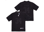 Las Vegas Raiders #34 Bo Jackson Black Color Rush Limited Jersey