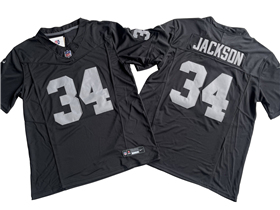Las Vegas Raiders #34 Bo Jackson Vapor F.U.S.E. Limited Jersey