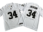 Las Vegas Raiders #34 Bo Jackson White Vapor F.U.S.E. Limited Jersey