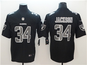 Las Vegas Raiders #34 Bo Jackson Black Vapor Impact Limited Jersey
