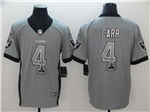 Las Vegas Raiders #4 Derek Carr Gray Drift Fashion Limited Jersey