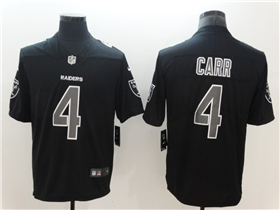Las Vegas Raiders #4 Derek Carr Black Vapor Impact Limited Jersey