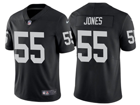 Las Vegas Raiders #55 Chandler Jones Black Vapor Limited Jersey