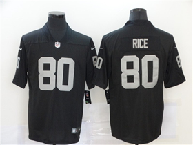 Las Vegas Raiders #80 Jerry Rice Black Vapor Limited Jersey