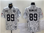 Las Vegas Raiders #89 Brock Bowers Arctic Camo 2024 Salute To Service Limited Jersey