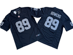 Las Vegas Raiders #89 Brock Bowers Black Vapor F.U.S.E. Limited Jersey