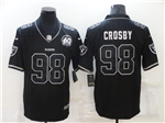 Las Vegas Raiders #98 Maxx Crosby Black Shadow Limited Jersey