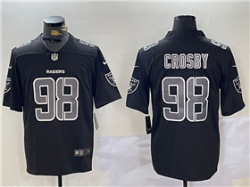 Las Vegas Raiders #98 Maxx Crosby Black Vapor Impact Limited Jersey