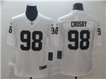 Las Vegas Raiders #98 Maxx Crosby White Vapor Limited Jersey