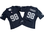 Las Vegas Raiders #98 Maxx Crosby Women's Black Vapor F.U.S.E. Limited Jersey