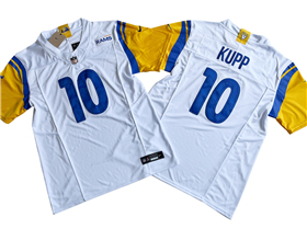 Los Angeles Rams #10 Cooper Kupp White Vapor F.U.S.E. Limited Jersey