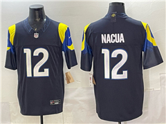 Los Angeles Rams #12 Puka Nacua Black Rivalries Vapor F.U.S.E. Limited Jersey