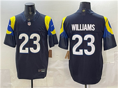 Los Angeles Rams #23 Kyren Williams Black Rivalries Vapor F.U.S.E. Limited Jersey