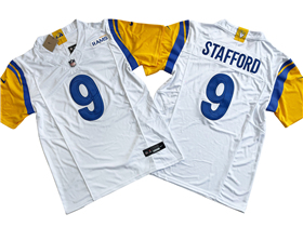 Los Angeles Rams #9 Matthew Stafford White Vapor F.U.S.E. Limited Jersey