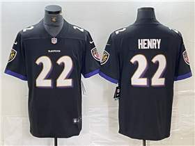 Baltimore Ravens #22 Derrick Henry Black Vapor Limited Jersey