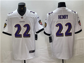 Baltimore Ravens #22 Derrick Henry White Vapor Limited Jersey