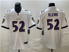 Baltimore Ravens #52 Ray Lewis White Vapor Limited Jersey