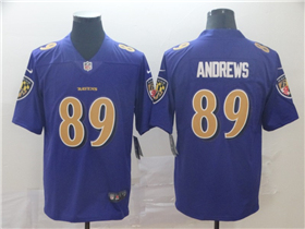 Baltimore Ravens #89 Mark Andrews Color Rush Purple Limited Jersey