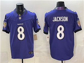 Baltimore Ravens #8 Lamar Jackson 2026 Purple Vapor F.U.S.E. Limited Jersey
