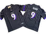 Baltimore Ravens #9 Justin Tucker Black Vapor F.U.S.E. Limited Jersey