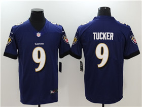 Baltimore Ravens #9 Justin Tucker Purple Vapor Limited Jersey