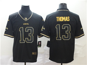 New Orleans Saints #13 Michael Thomas Black Gold Vapor Limited Jersey