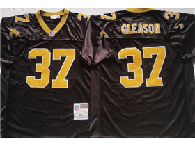 New Orleans Saints #37 Steve Gleason 2006 Throwback Black Jersey