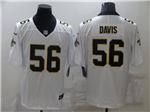 New Orleans Saints #56 Demario Davis White Vapor Limited Jersey