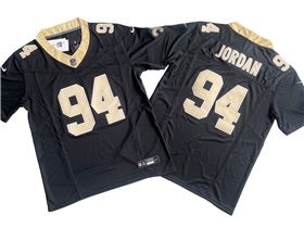 New Orleans Saints #94 Cameron Jordan Black Vapor F.U.S.E. Limited Jersey