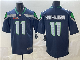 Seattle Seahawks #11 Jaxon Smith-Njigba Blue Super Bowl LX Limited Jersey